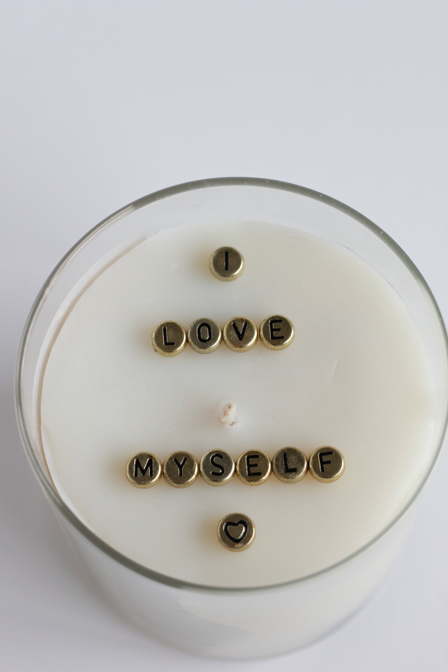 Rose Quartz Hidden Message Candle