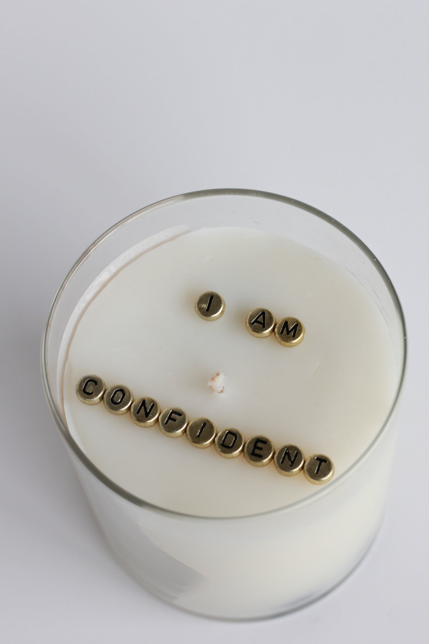 Carnelian Hidden Message Candle