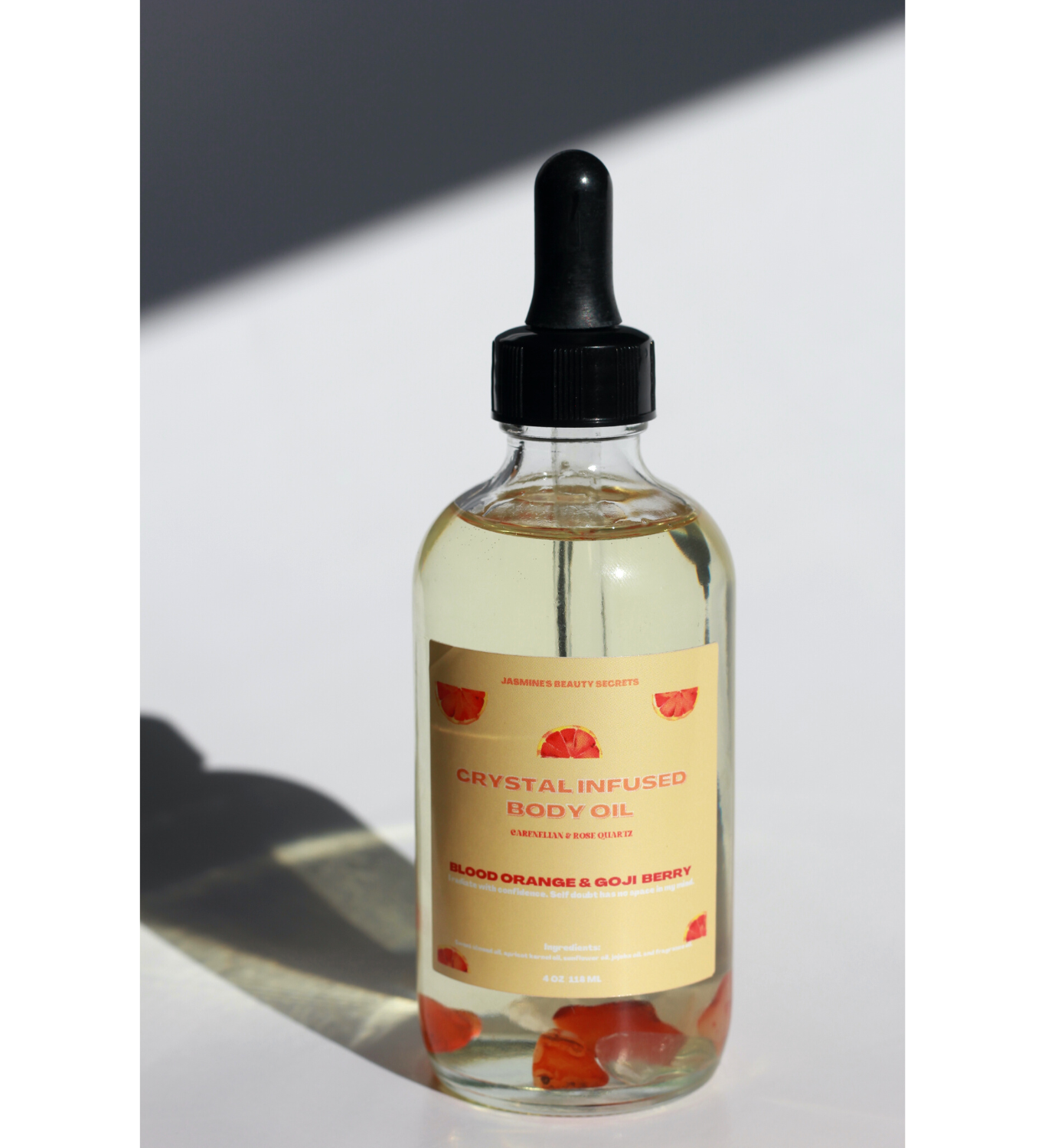 Carnelian & Rose Quartz Body Oil